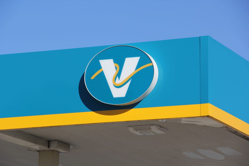 Valero Custom Channel Lettering Exterior Sign