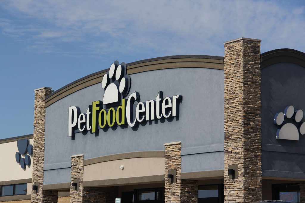 Pet Food Center Channel Letter Sign