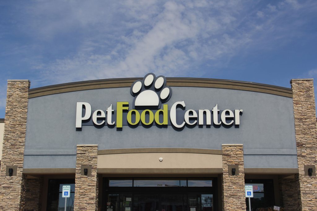 Pet Food Center Channel Letter Sign
