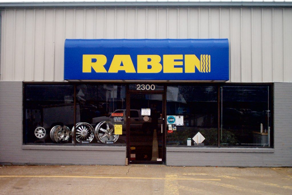 Raben Tire Front Entance Awning