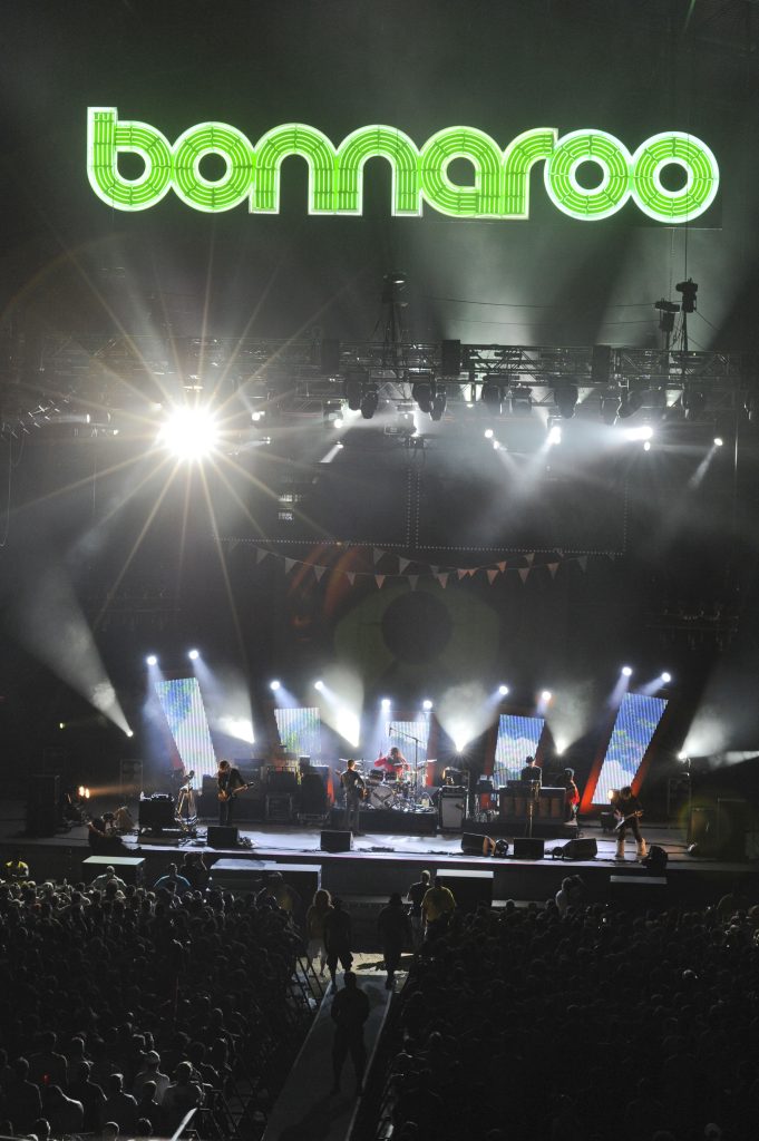 Bonnaroo Custom Neon Stage Sign