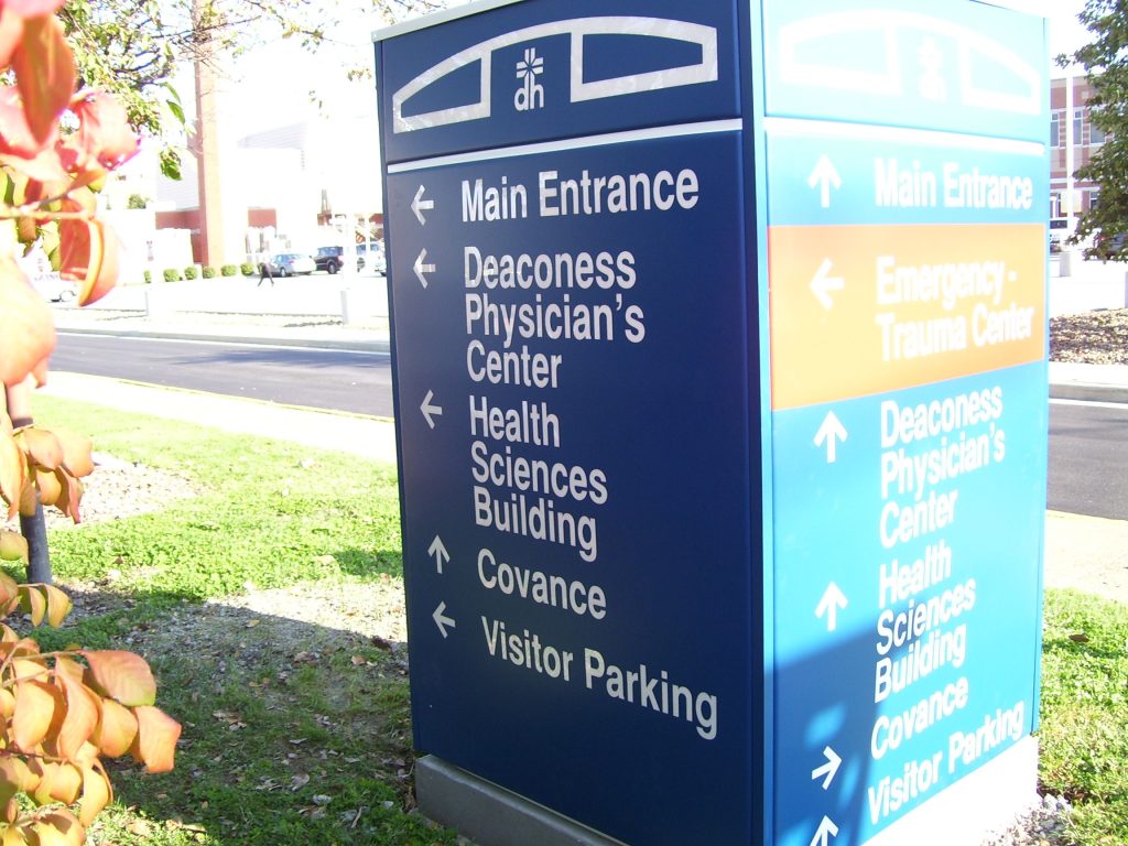 Deaconess Directional Sign