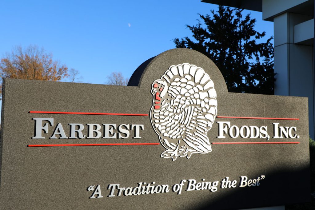 Farbest Foods Corporate Monument Sign