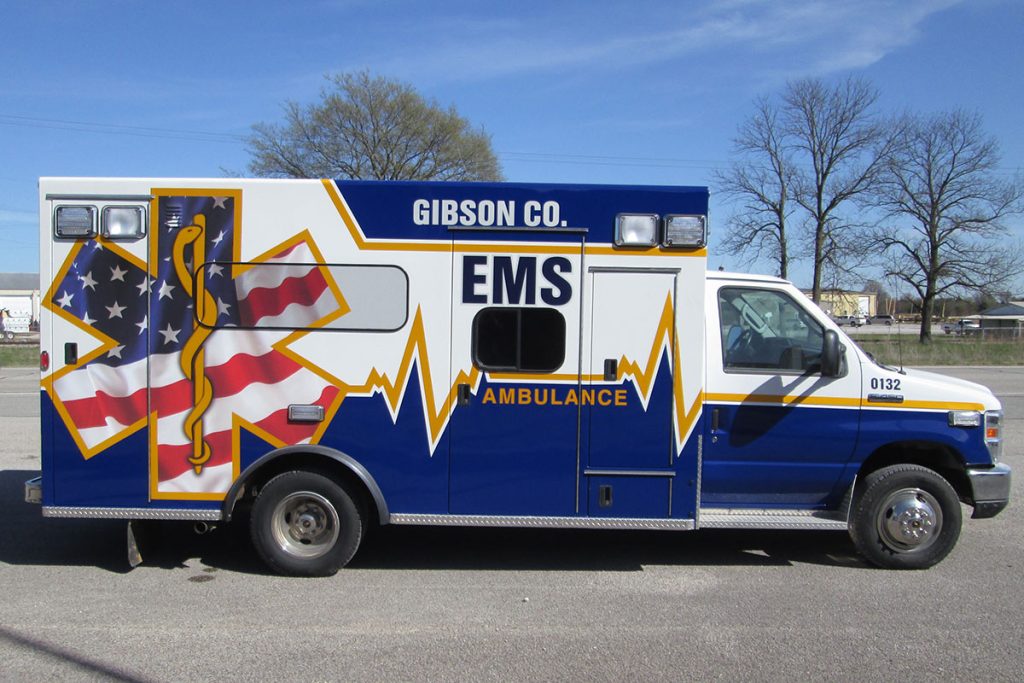 Gibson County EMS Vinyl Vehicle Graphics Wrap