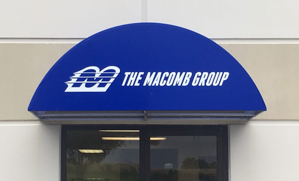 The Macomb Group Door Awning