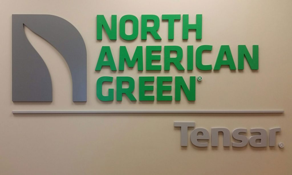 North American Green Interior Sign