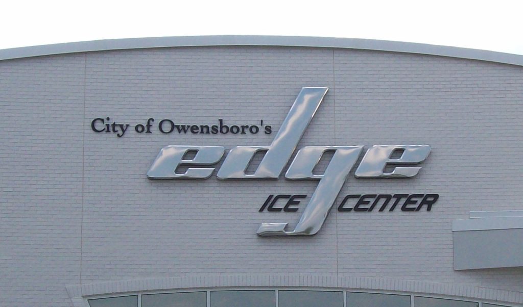 Owensboro Edge Ice Arena Custom Exterior Sign