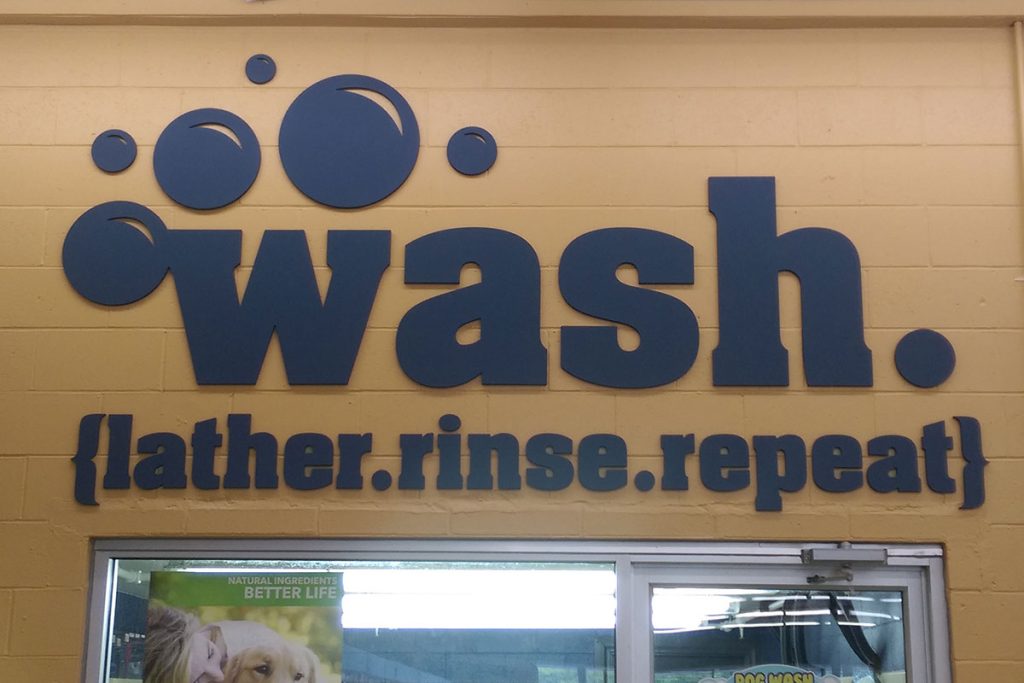 Pet Food Center Interior Sign