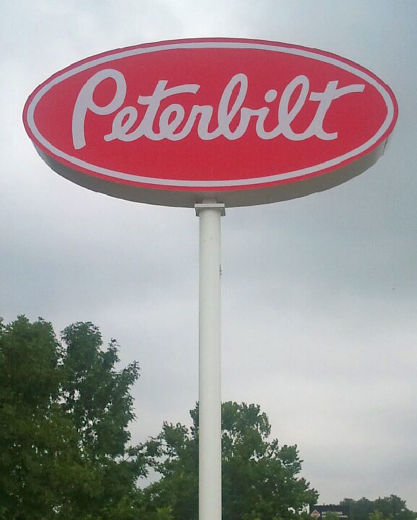 Peterbilt Pole Sign