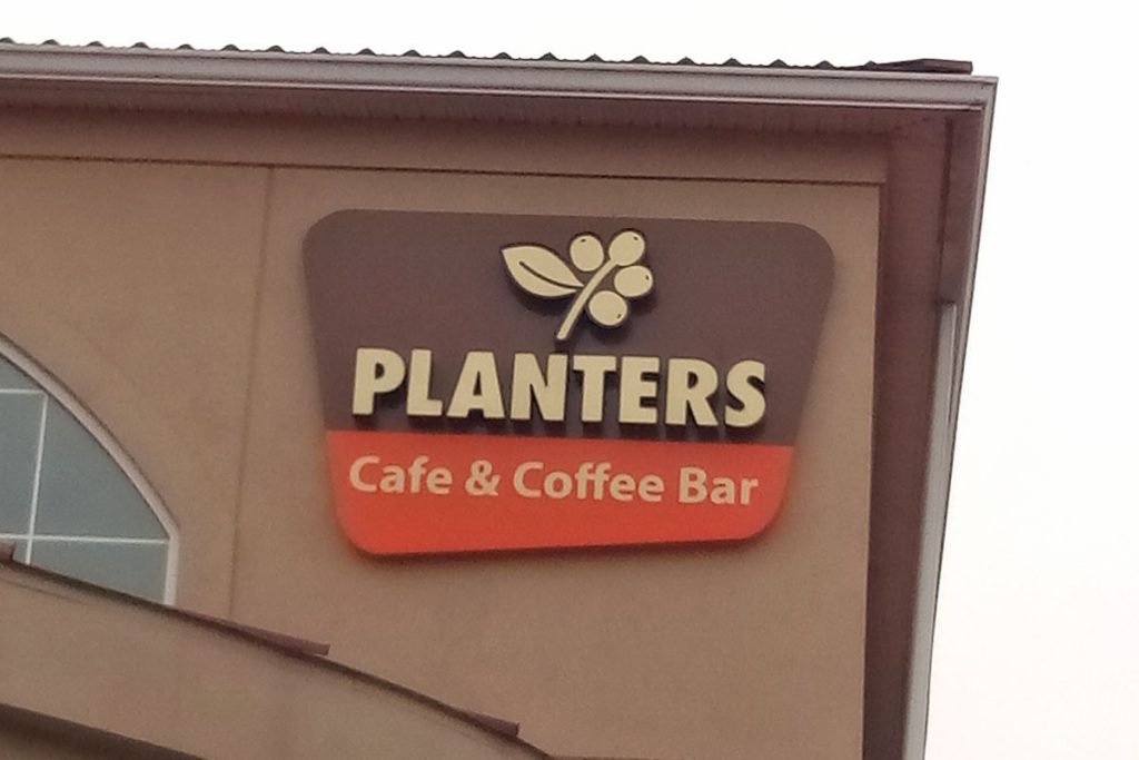 Planters Cafe & Coffee Bar Exterior Sign
