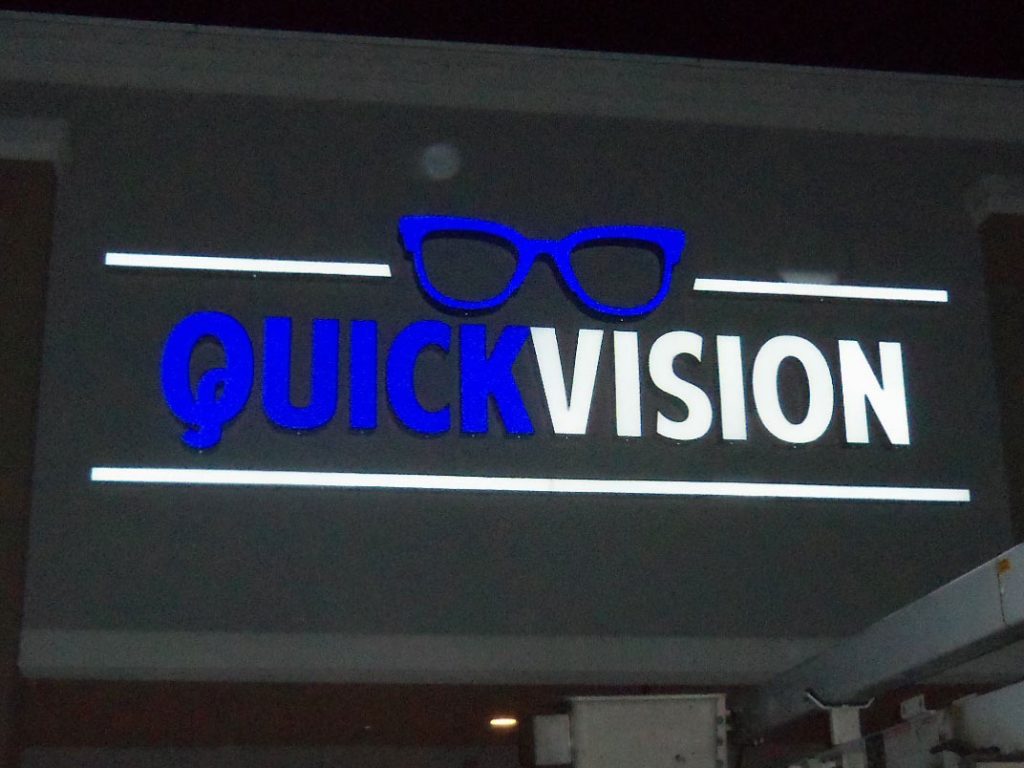 QuickVision Channel Letter Exterior Sign