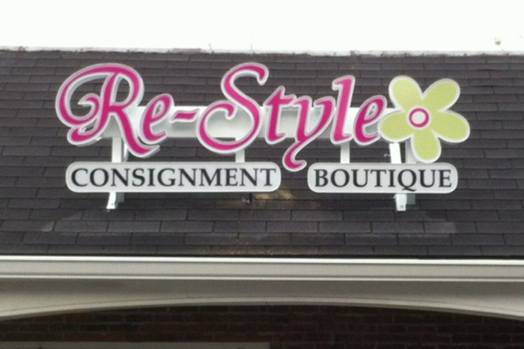 Restyle Consignment Custom Exterior Sign