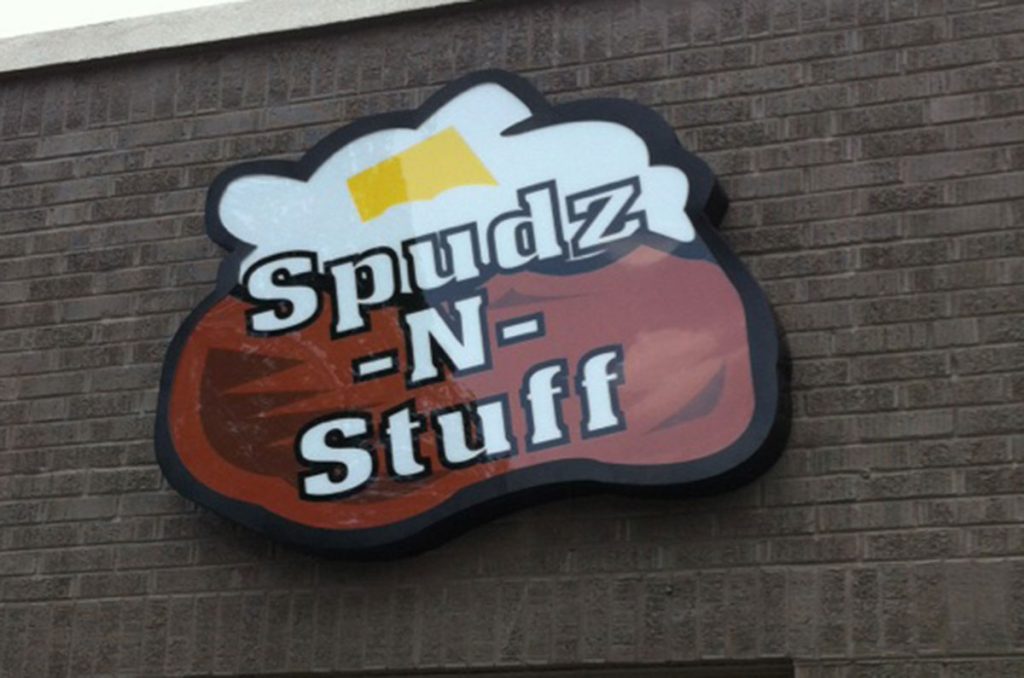 Spudz n Stuff Exterior Sign