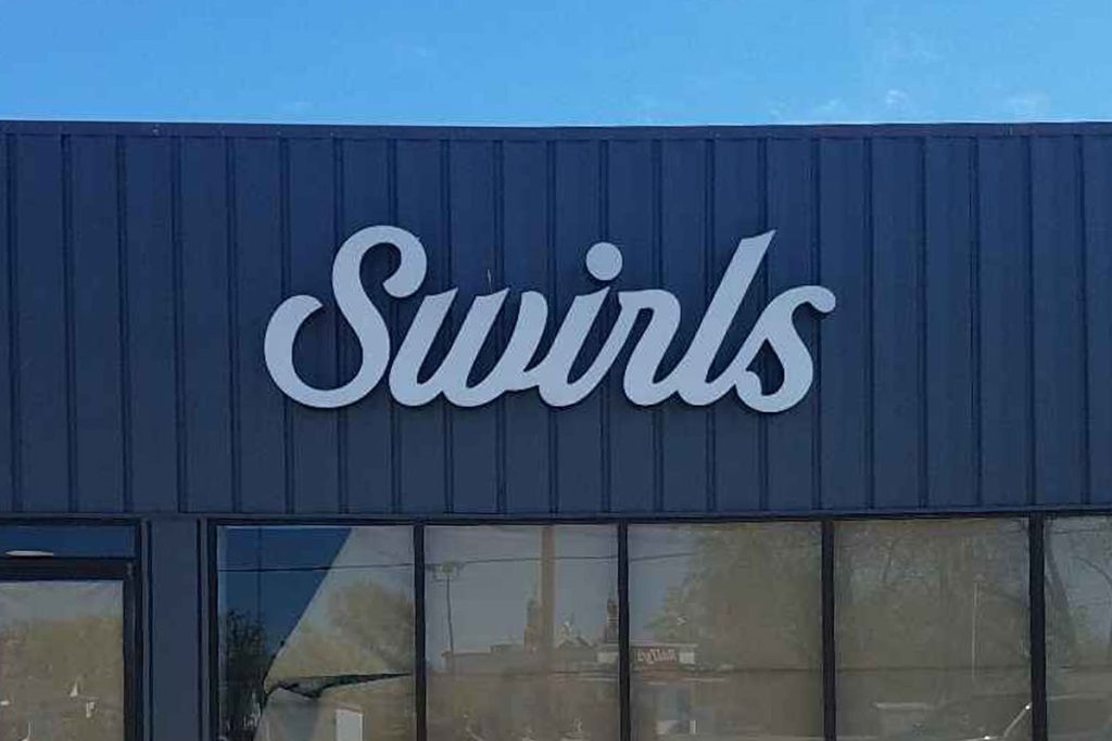 Swirls Exterior Sign