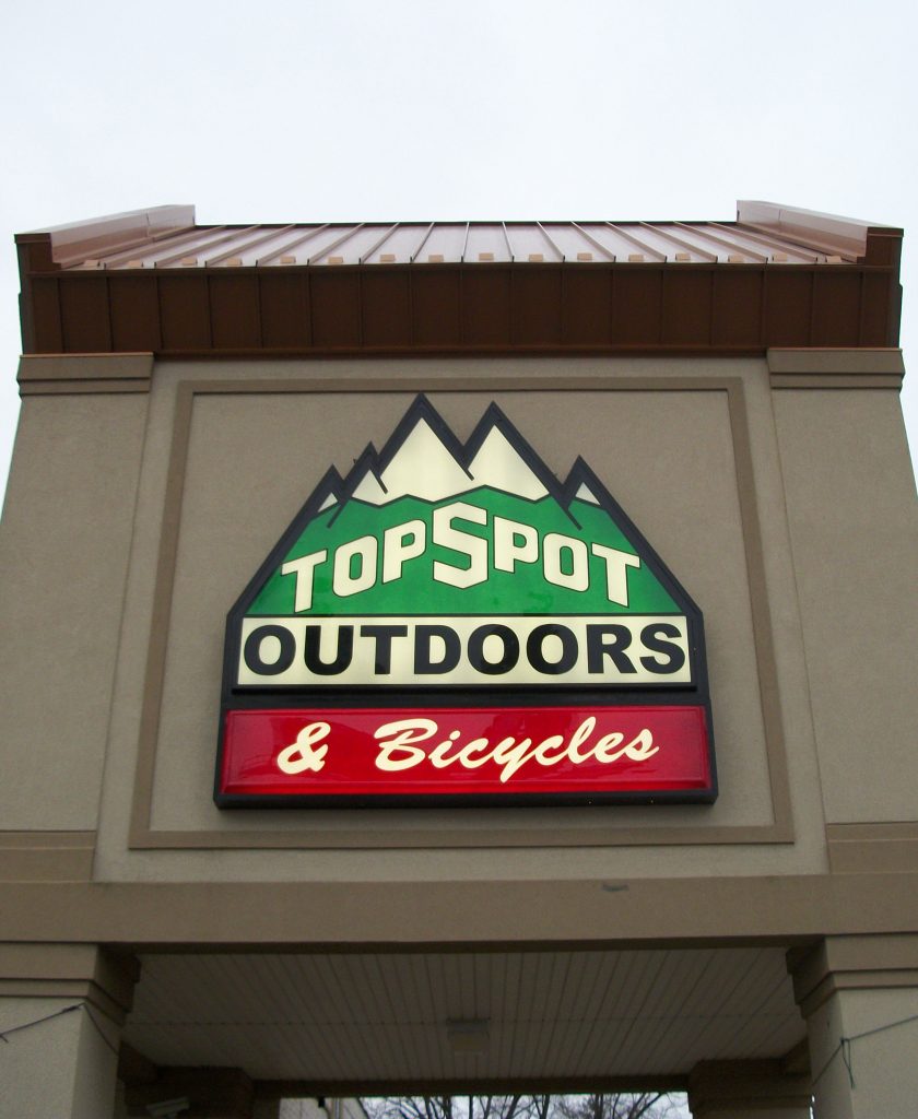 TopSpot Outdoors - Vacuum Form Sign