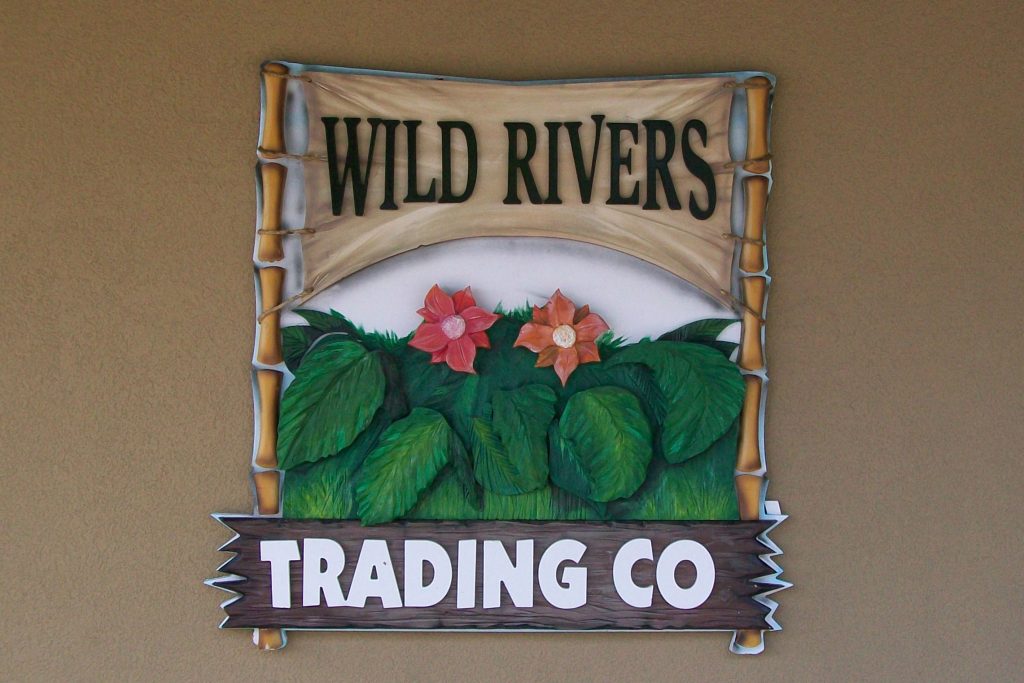 Wild Rivers Outdoor Sign
