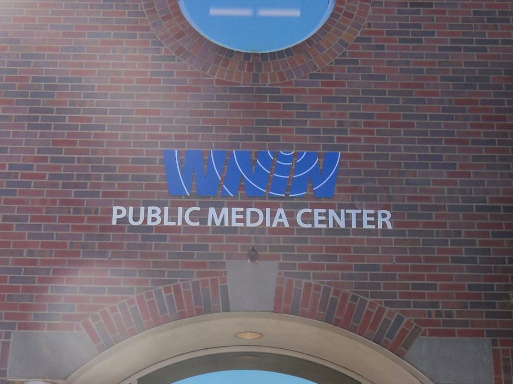 WNIN Public Media Center - Storefront Sign